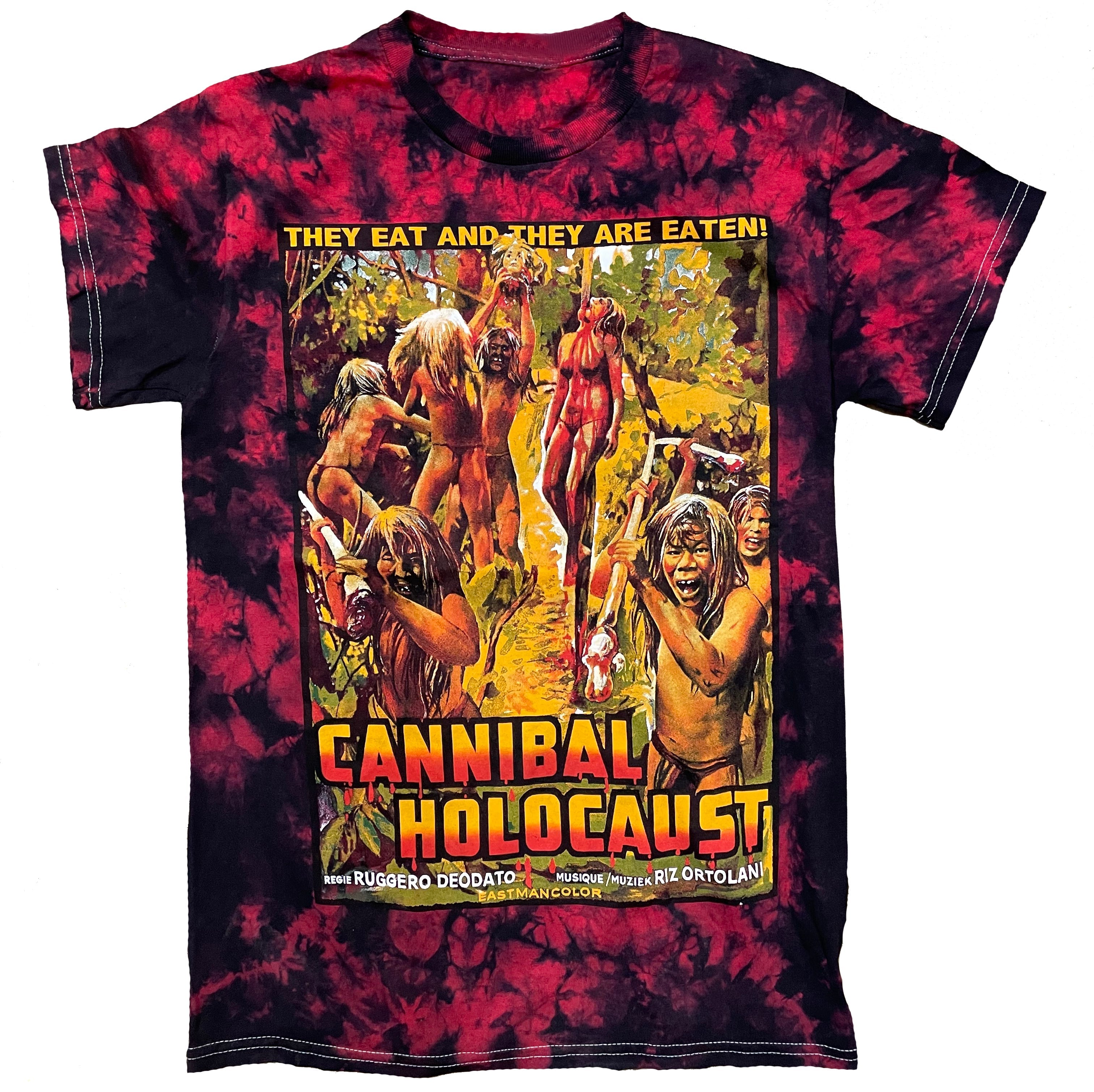 CANNIBAL HOLOCAUST POSTER TIE DYE SHIRT Hoodie, Sweatshirt | CiraTrend.com