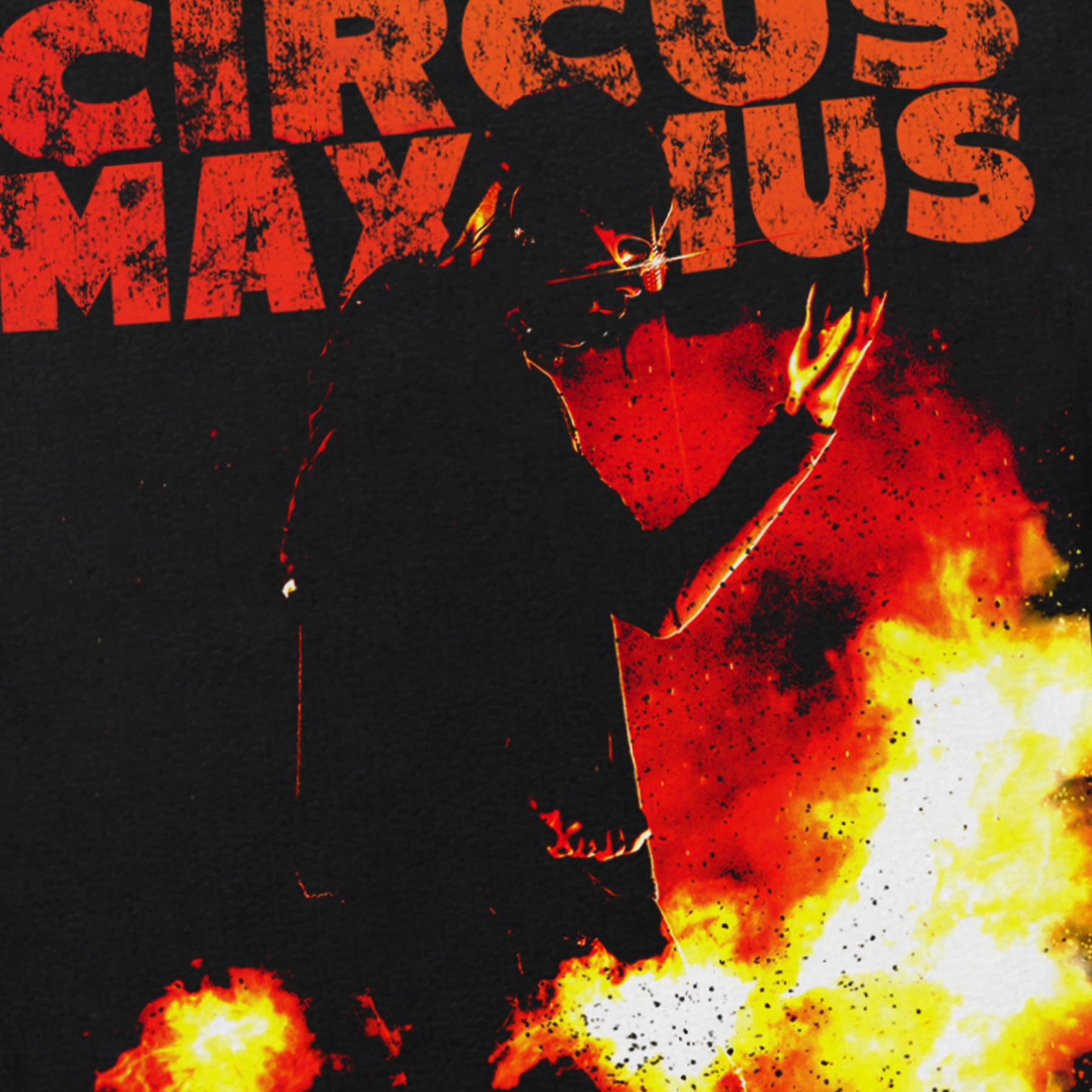 2024 TRAVIS SCOTT 'CIRCUS MAXIMUS TOUR' MERCH HEAVYWEIGHT BLACK T-SHIRT Hoodie, Sweatshirt | CiraTrend.com (Image 2)