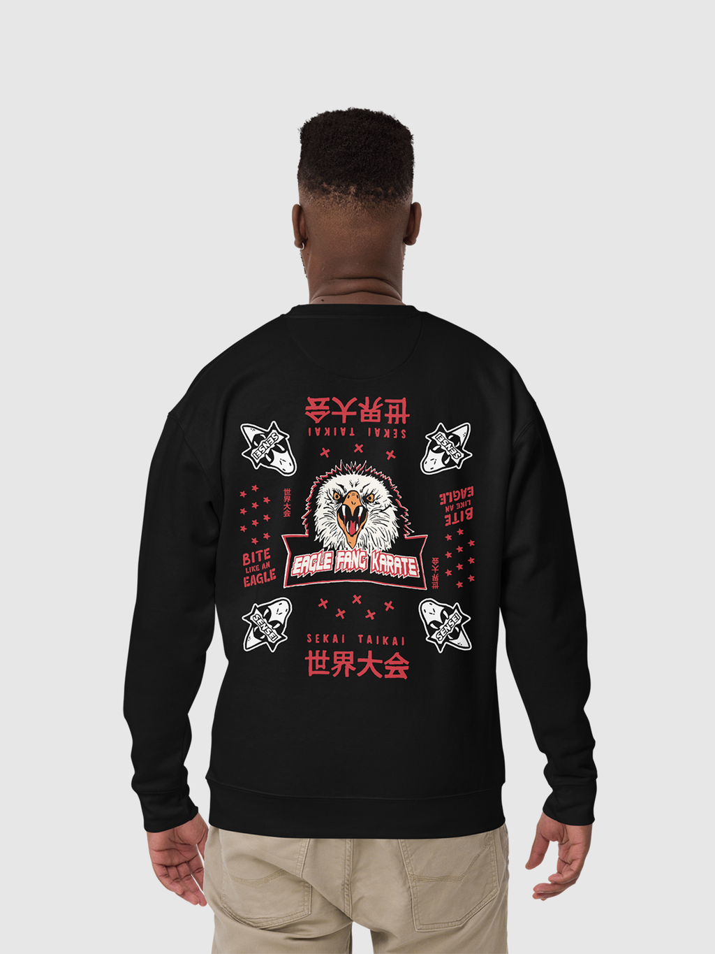 Cobra Kai Eagle Fang Karate Crewneck Sweatshirt T-Shirts, Hoodie | CiraTrend.com (Image 3)