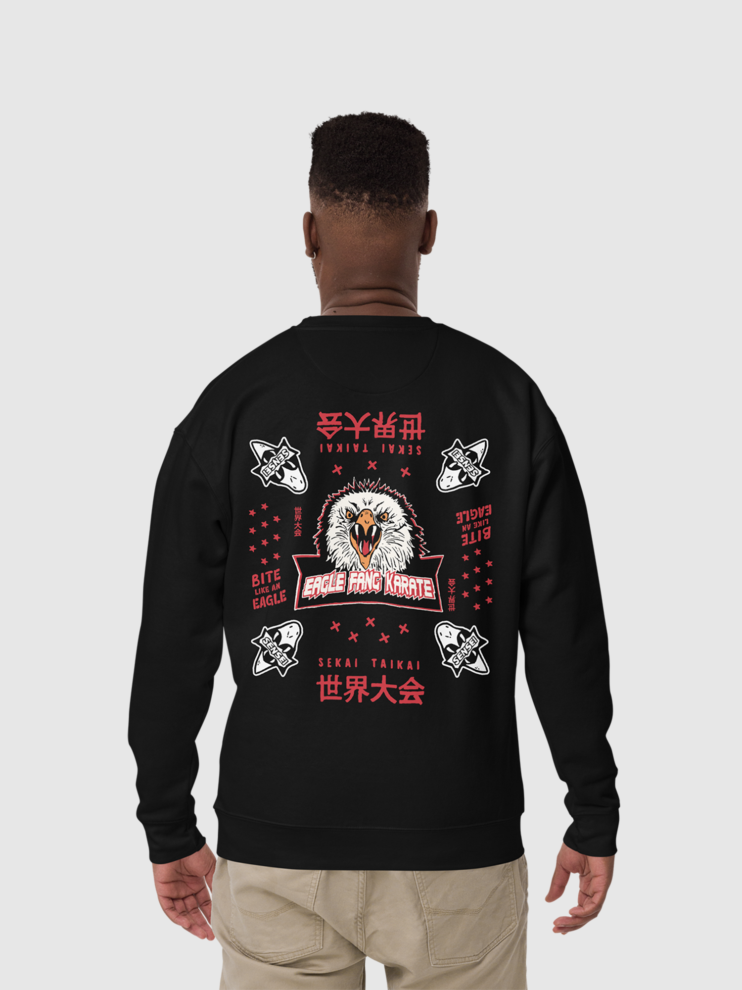 Cobra Kai Eagle Fang Karate Crewneck Sweatshirt T-Shirts, Hoodie | CiraTrend.com (Image 3)