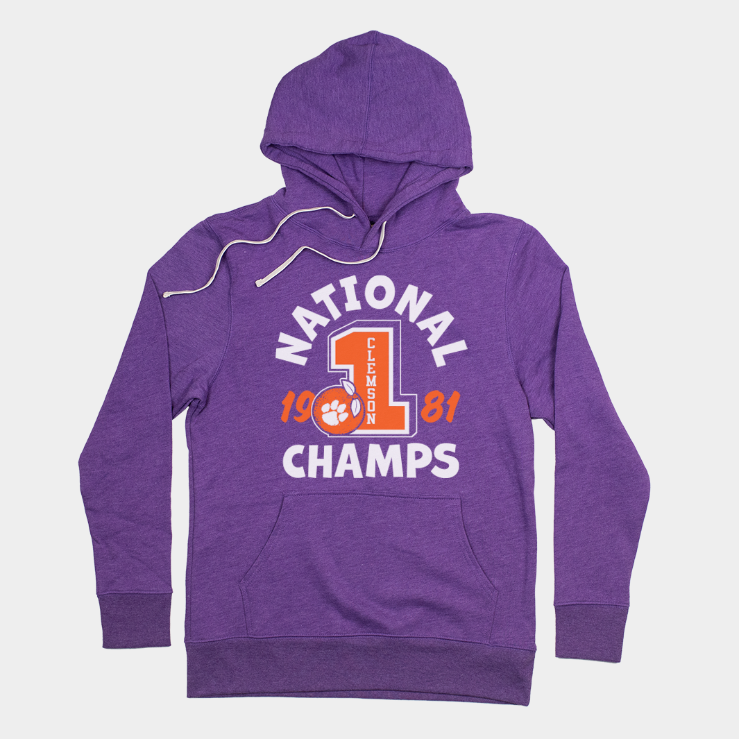 1981 Clemson Football National Champs Hoodie Style001