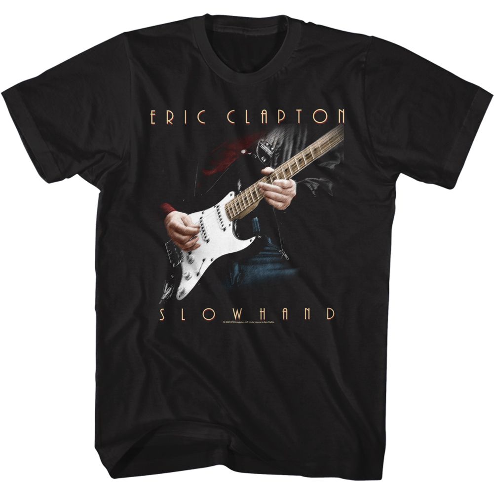 Eric Clapton Slowhand Black T-Shirt Hoodie, Sweatshirt | CiraTrend.com