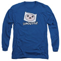 Adventure Time Shmowzow Long Sleeve Shirt Royal Blue T-Shirts, Hoodie, Sweatshirt