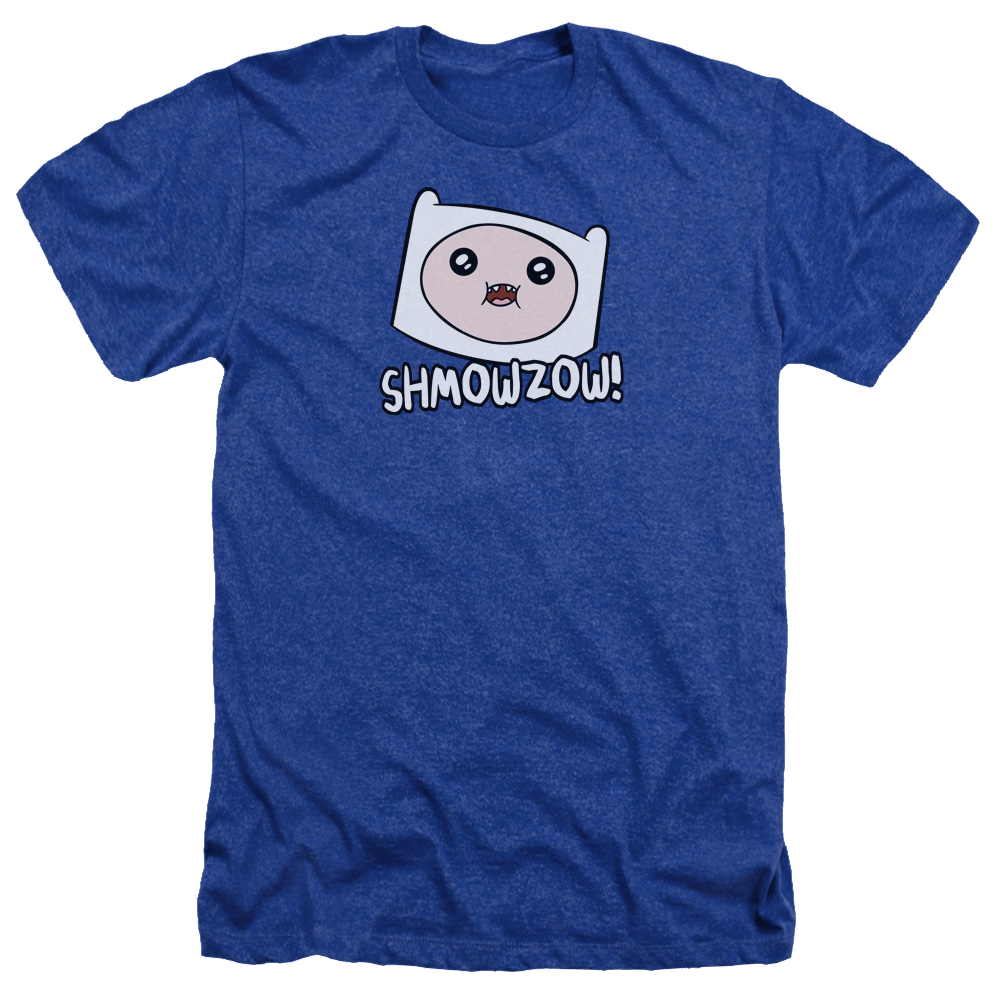 Adventure Time Shmowzow - Men's Heather T-Shirt Hoodie, Sweatshirt | CiraTrend.com
