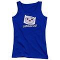 Adventure Time Shmowzow Womens Tank Top Shirt Royal Blue Hoodie, Sweatshirt | CiraTrend.com