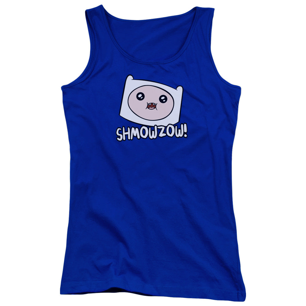 Adventure Time Shmowzow Womens Tank Top Shirt Royal Blue Hoodie, Sweatshirt | CiraTrend.com
