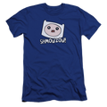 Adventure Time Shmowzow - Men's Premium Slim Fit T-Shirt Hoodie, Sweatshirt | CiraTrend.com