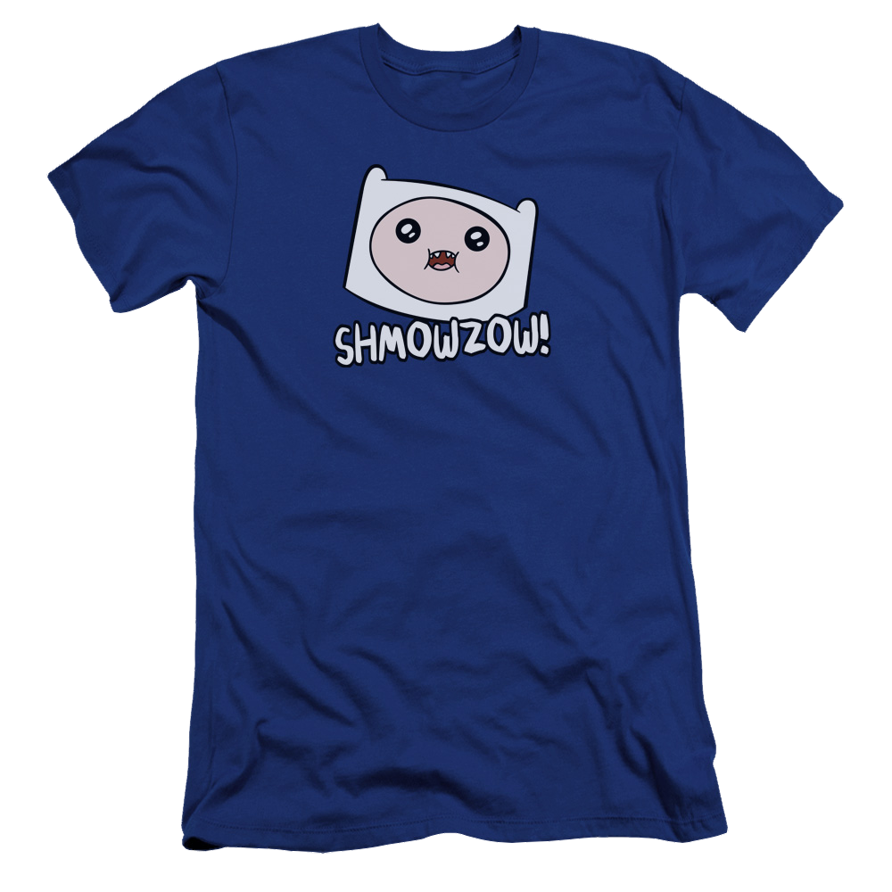 Adventure Time Shmowzow - Men's Premium Slim Fit T-Shirt Hoodie, Sweatshirt | CiraTrend.com