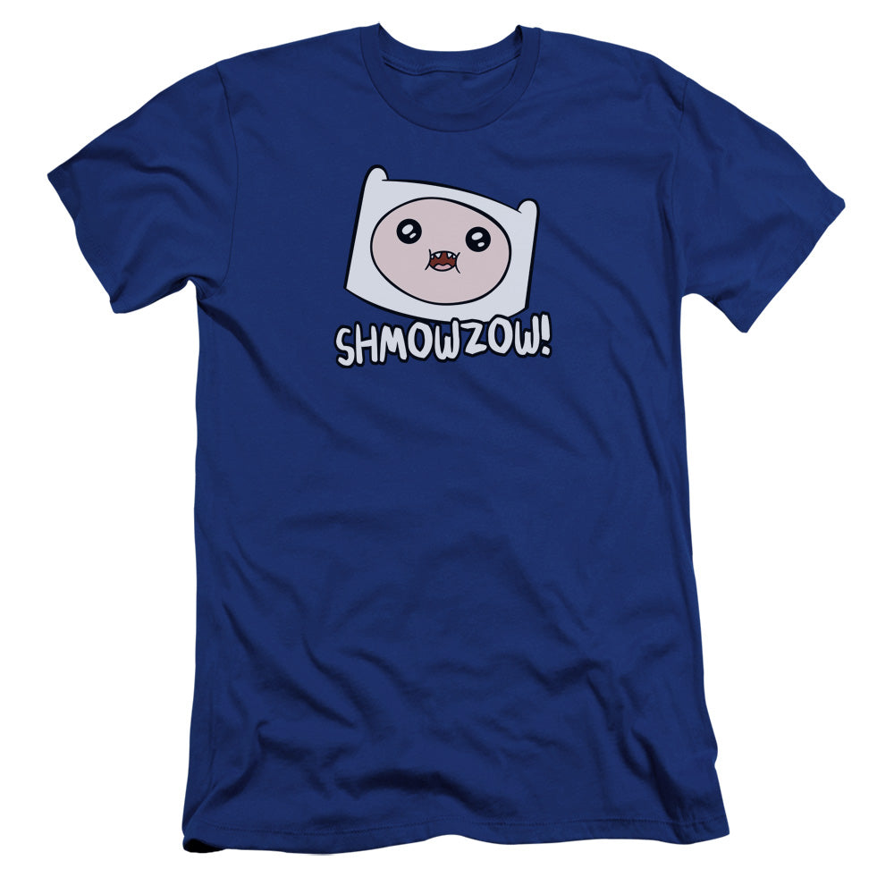 Adventure Time Shmowzow Hbo Bella Canvas Slim Fit Royal Blue T-Shirts, Hoodie, Sweatshirt