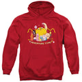 Adventure Time Outstretched Mens Hoodie Red T-Shirts, Sweatshirt | CiraTrend.com (Image 1)