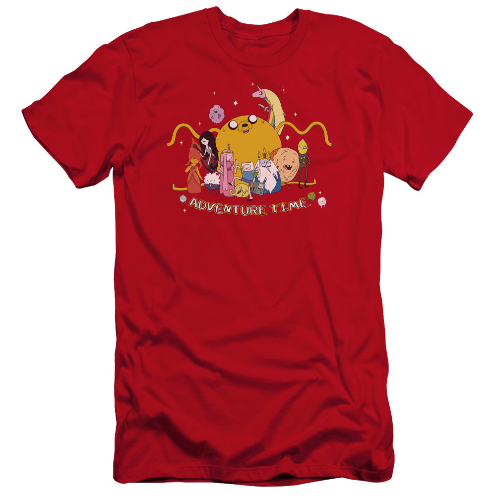 Adventure Time Outstretched Hbo Premium Bella Canvas Slim Fit Mens T Shirt Red Hoodie, Sweatshirt | CiraTrend.com (Image 2)