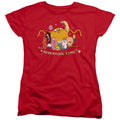 Adventure Time Outstretched Womens T Shirt Red Hoodie, Sweatshirt | CiraTrend.com