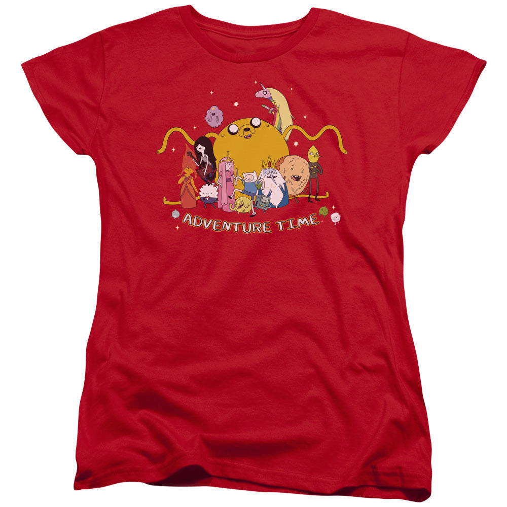 Adventure Time Outstretched Womens T Shirt Red Hoodie, Sweatshirt | CiraTrend.com