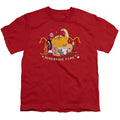 Adventure Time Outstretched Kids Youth T Shirt Red Hoodie, Sweatshirt | CiraTrend.com
