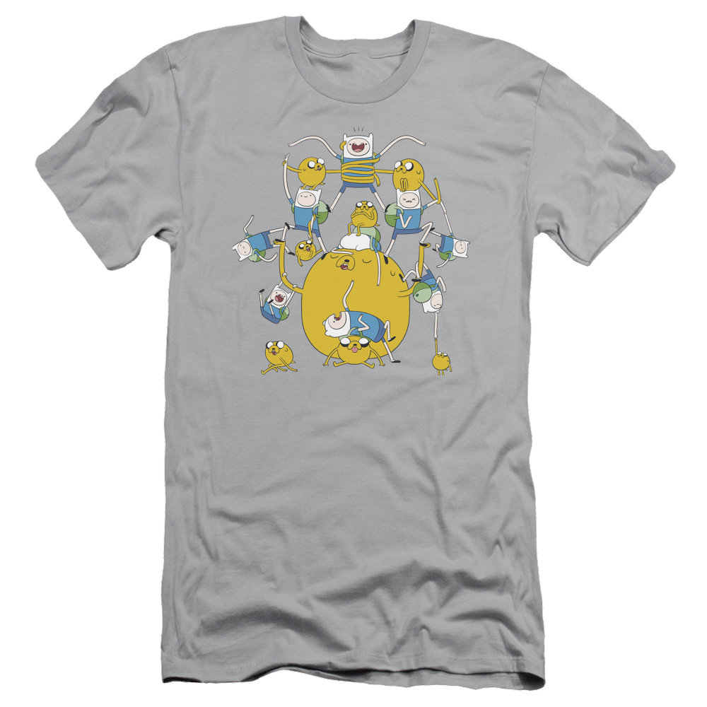 Adventure Time Finn&jake Group - Men's Slim Fit T-Shirt Hoodie, Sweatshirt | CiraTrend.com