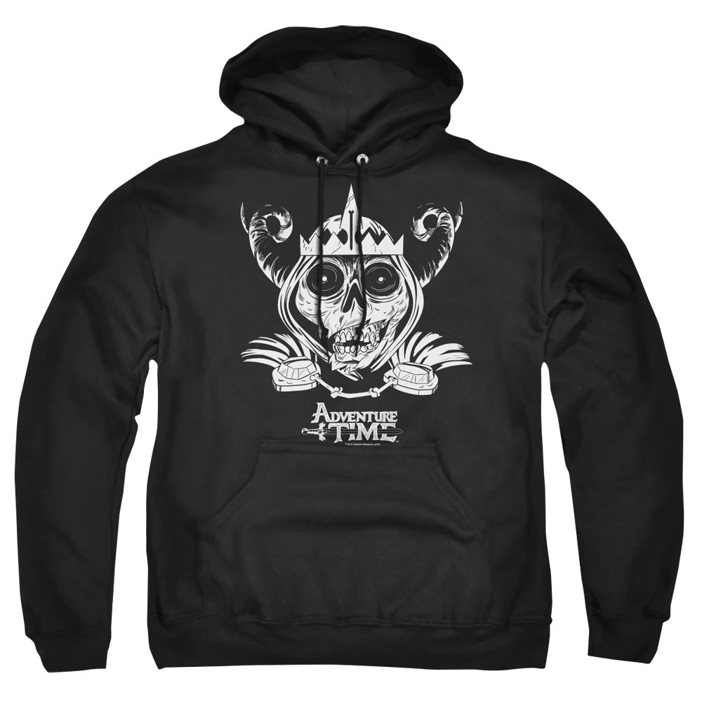 Adventure Time Skull Face Mens Hoodie Black T-Shirts, Sweatshirt | CiraTrend.com (Image 2)
