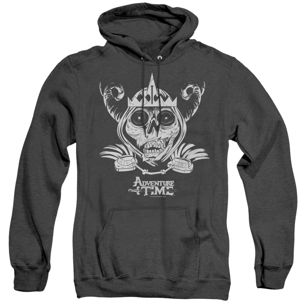 Adventure Time Skull Face - Heather Pullover Hoodie T-Shirts, Sweatshirt | CiraTrend.com