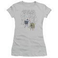 Adventure Time Sugar Zombies Junior Sheer Cap Sleeve Silver T-Shirts, Hoodie, Sweatshirt
