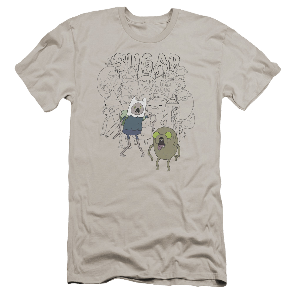 Adventure Time Sugar Zombies - Men's Premium Slim Fit T-Shirt Hoodie, Sweatshirt | CiraTrend.com