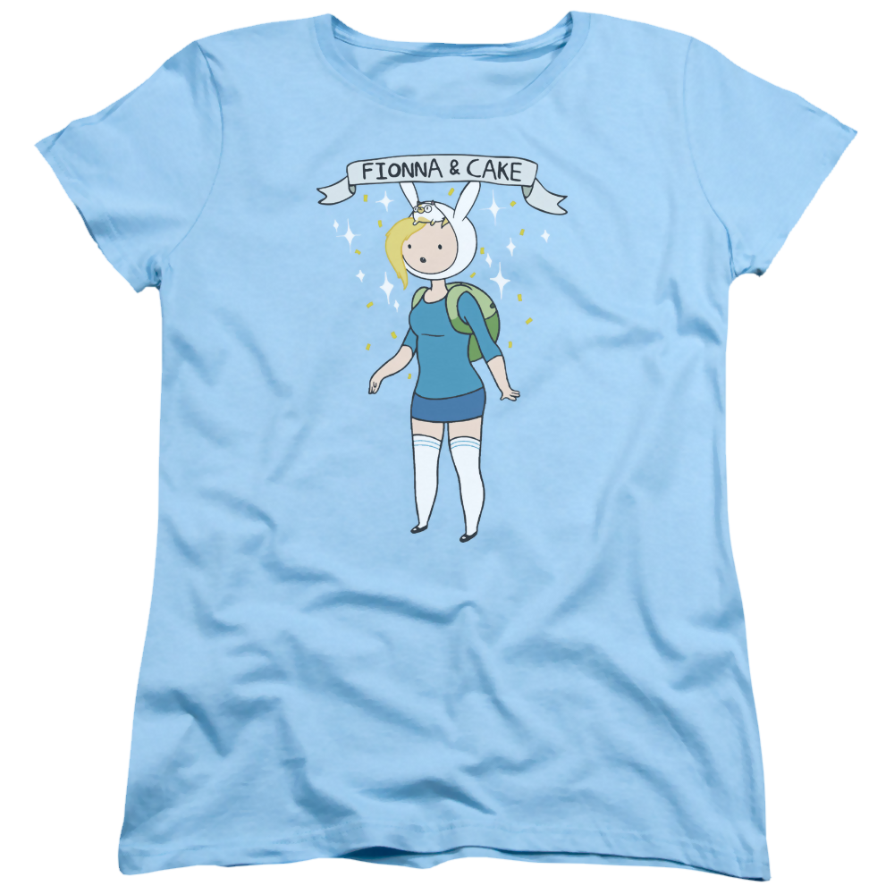 Adventure Time Fionna & Cake - Women's T-Shirt Hoodie, Sweatshirt | CiraTrend.com