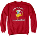 Adventure Time Ride Bump Mens Crewneck Sweatshirt Red T-Shirts, Hoodie | CiraTrend.com