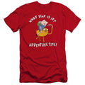Adventure Time Ride Bump Hbo Premium Bella Canvas Slim Fit Mens T Shirt Red Hoodie, Sweatshirt | CiraTrend.com (Image 1)