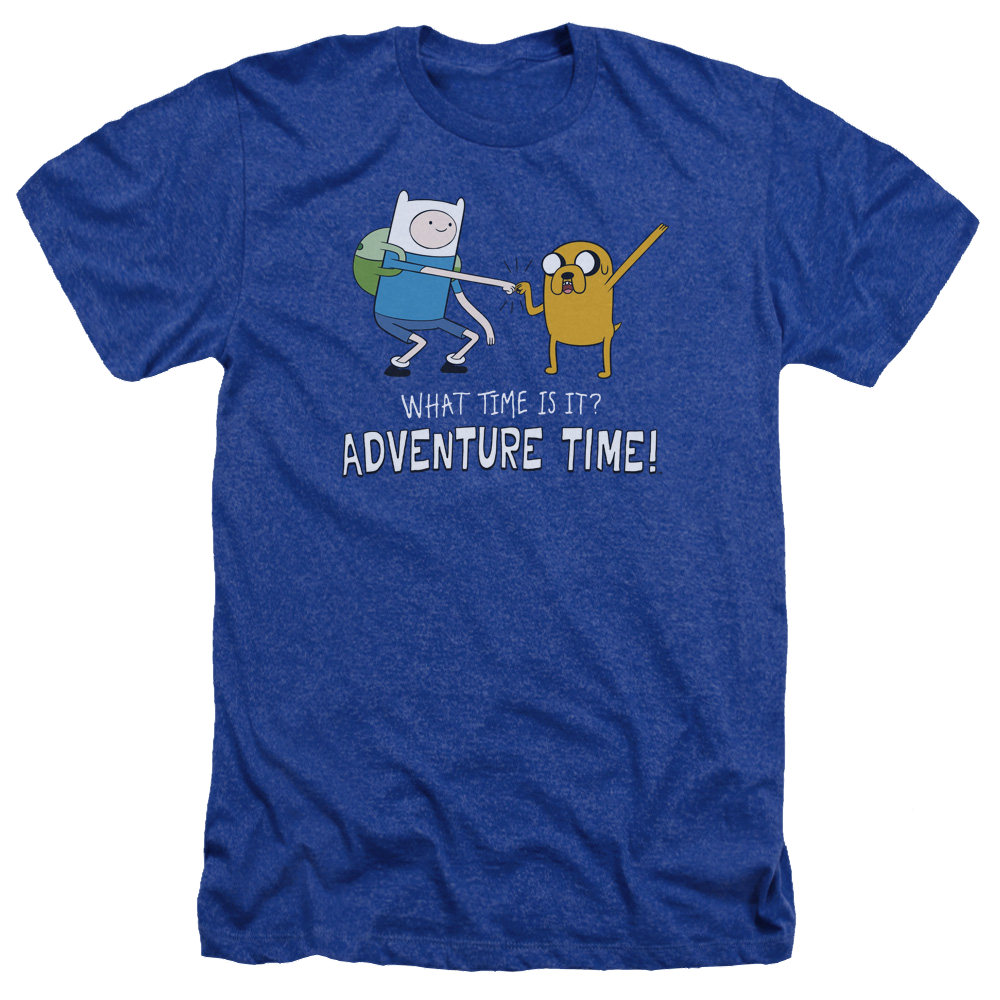 Adventure Time Fist Bump - Men's Heather T-Shirt Hoodie, Sweatshirt | CiraTrend.com