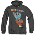 Amazing World Of Gumball Gumball Spray Mens Heather Hoodie Black T-Shirts, Sweatshirt | CiraTrend.com (Image 1)