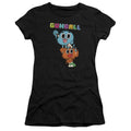 Amazing World of Gumball Gumball Spray Junior Sheer Cap Sleeve Womens T Shirt Black Hoodie, Sweatshirt | CiraTrend.com