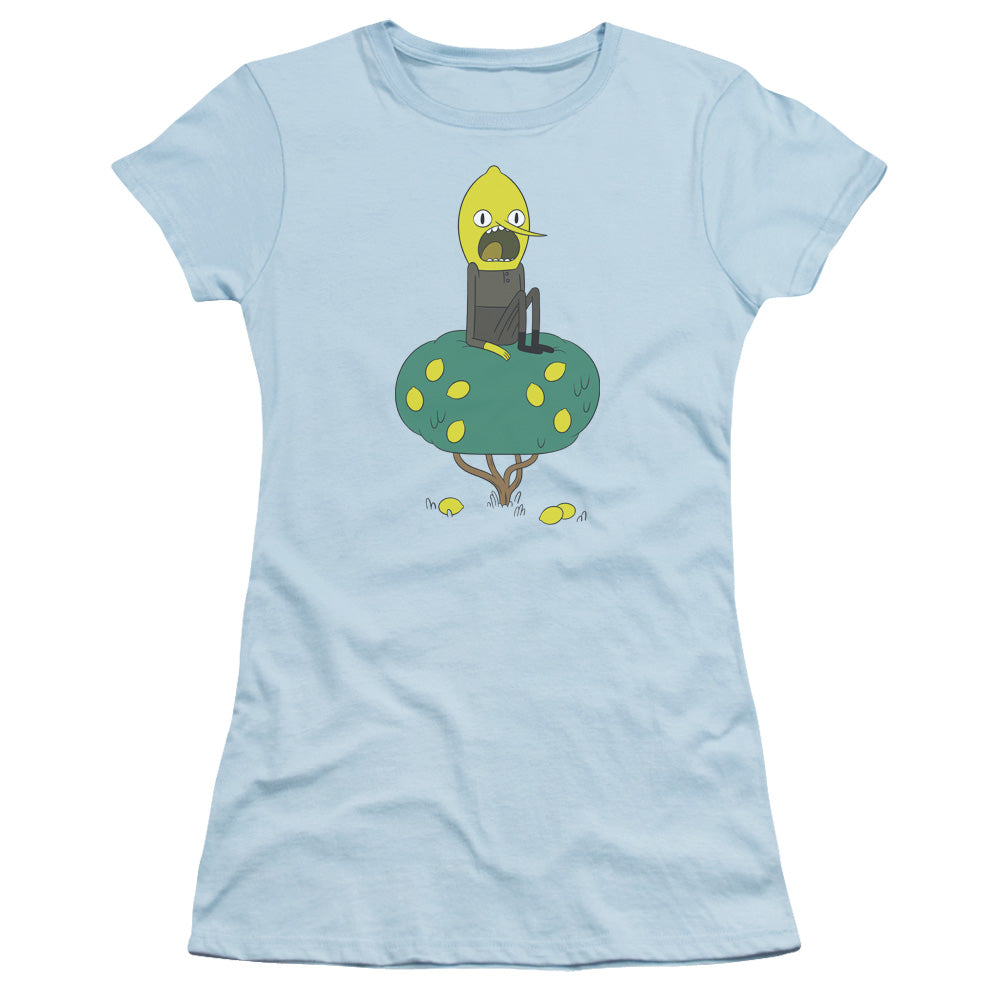 Adventure Time Lemongrab Junior Sheer Cap Sleeve Womens T Shirt Light Blue Hoodie, Sweatshirt | CiraTrend.com