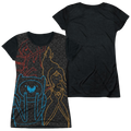 Adventure Time Adventure Trio - Juniors Black Back T-Shirt Hoodie, Sweatshirt | CiraTrend.com