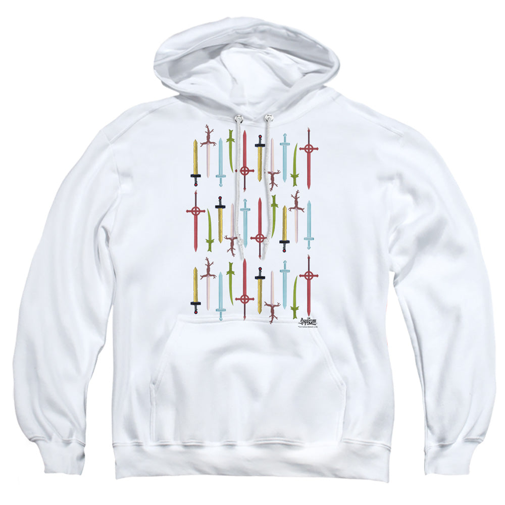 Adventure Time Swords Mens Hoodie White T-Shirts, Sweatshirt | CiraTrend.com (Image 4)