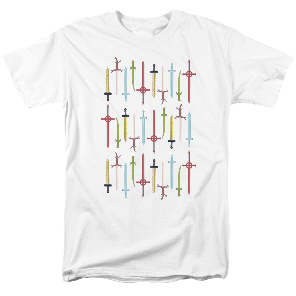 Adventure Time Swords Mens T Shirt White Hoodie, Sweatshirt | CiraTrend.com