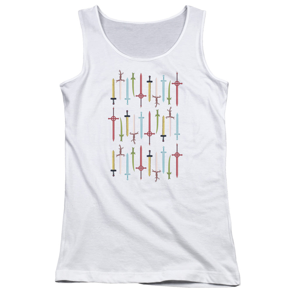 Adventure Time Swords Womens Tank Top Shirt White Hoodie, Sweatshirt | CiraTrend.com