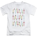 Adventure Time Swords Juvenile Kids Youth T Shirt White Hoodie, Sweatshirt | CiraTrend.com