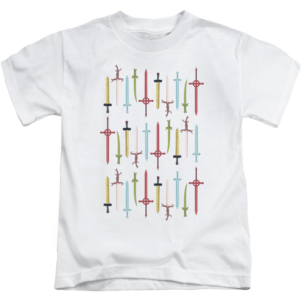 Adventure Time Swords Juvenile Kids Youth T Shirt White Hoodie, Sweatshirt | CiraTrend.com