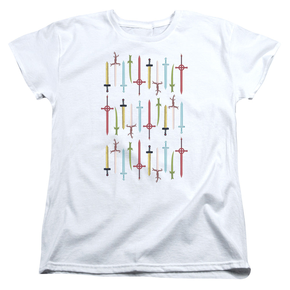 Adventure Time Swords Womens T Shirt White Hoodie, Sweatshirt | CiraTrend.com