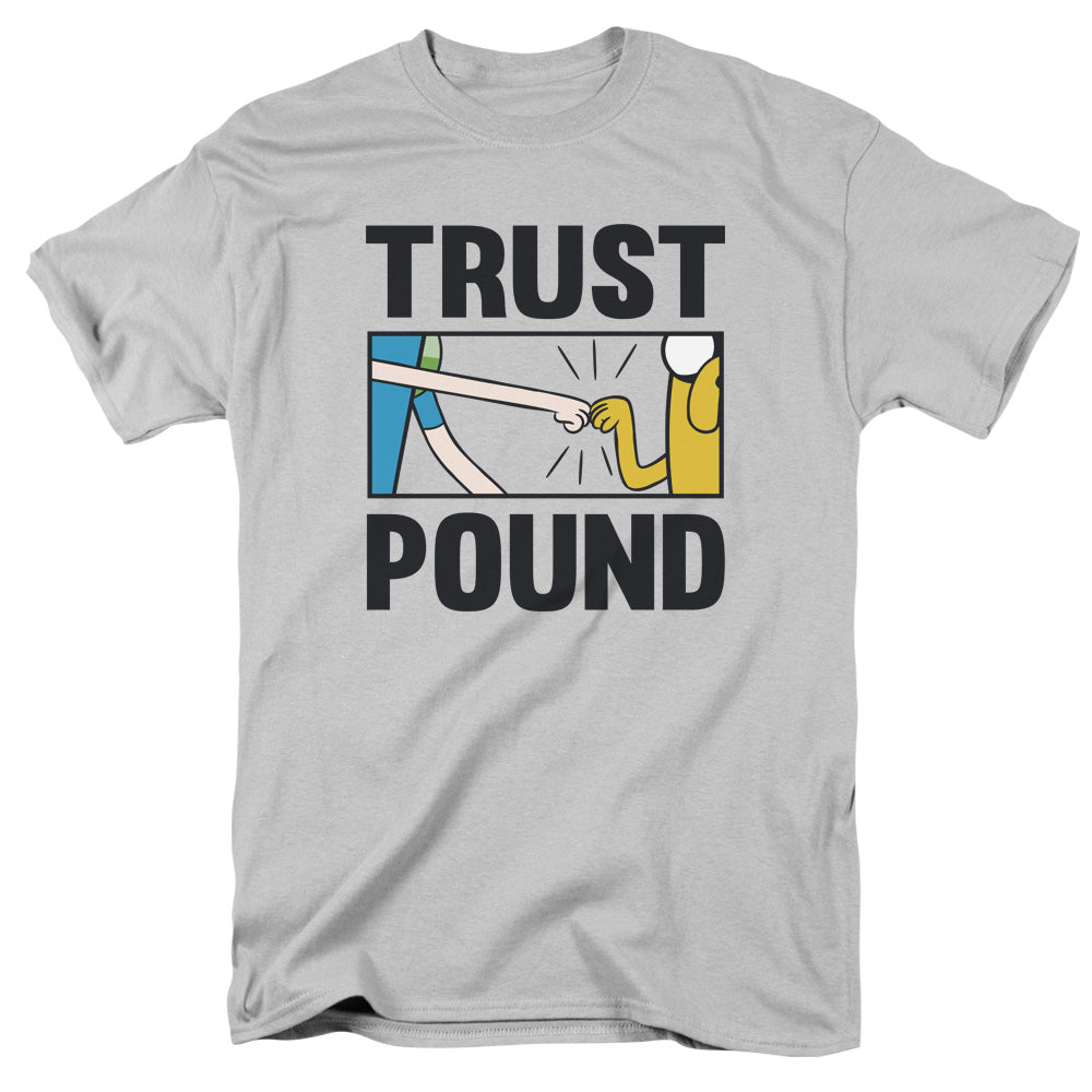 Adventure Time Trust Pound Mens T Shirt Silver Hoodie, Sweatshirt | CiraTrend.com