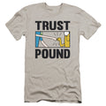 Adventure Time Trust Pound Premium Bella Canvas Slim Fit Mens T Shirt Silver Hoodie, Sweatshirt | CiraTrend.com