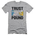 Adventure Time Trust Pound Slim Fit Mens T Shirt Silver Hoodie, Sweatshirt | CiraTrend.com