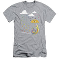 Adventure Time Lady in the Rain Slim Fit Mens T Shirt Athletic Heather Hoodie, Sweatshirt | CiraTrend.com