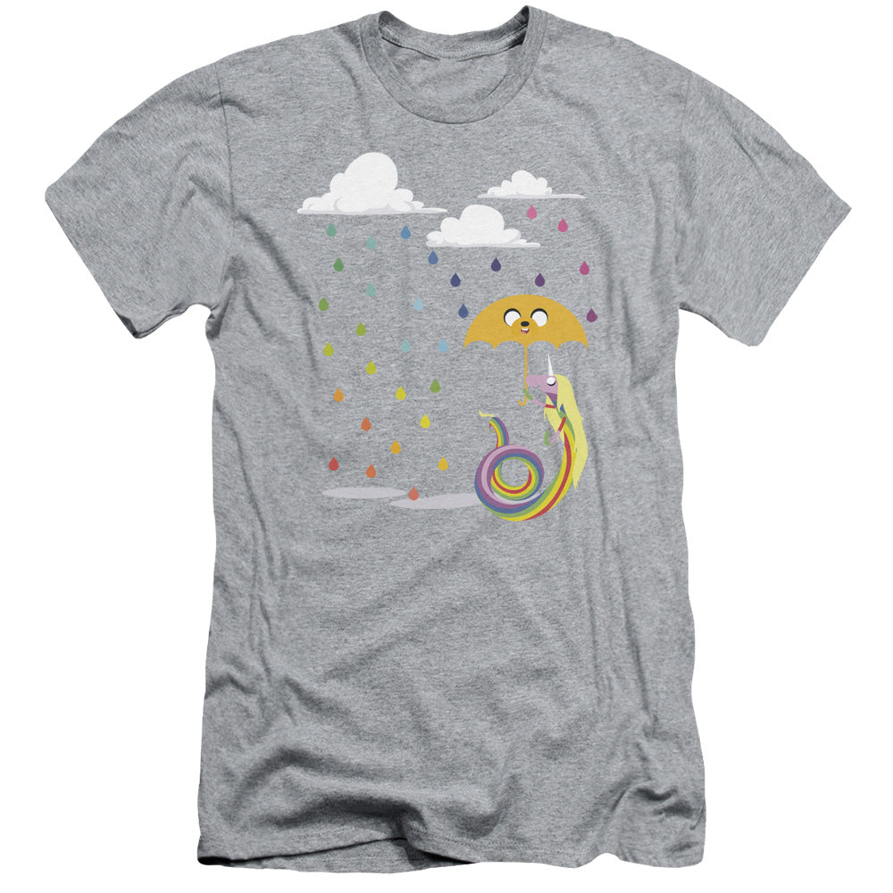 Adventure Time Lady in the Rain Slim Fit Mens T Shirt Athletic Heather Hoodie, Sweatshirt | CiraTrend.com