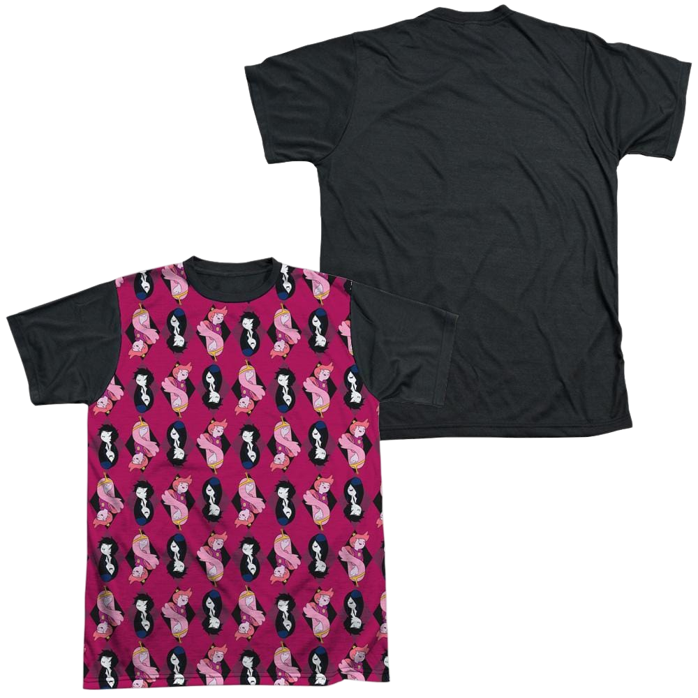 Adventure Time Allover Diamonds - Men's Black Back T-Shirt Hoodie, Sweatshirt | CiraTrend.com