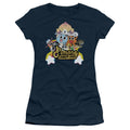 Amazing World of Gumball Elmore Junior High Junior Sheer Cap Sleeve Womens T Shirt Navy Blue Hoodie, Sweatshirt