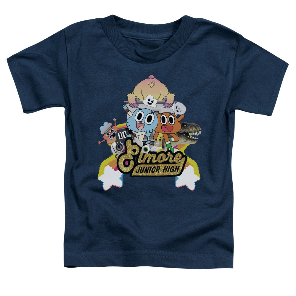 Amazing World of Gumball Elmore Junior High Toddler Kids Youth T Shirt Navy Blue Hoodie, Sweatshirt | CiraTrend.com