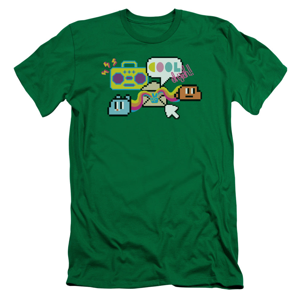 Amazing World of Gumball Cool Oh Yeah Slim Fit Mens T Shirt Kelly Green Hoodie, Sweatshirt | CiraTrend.com