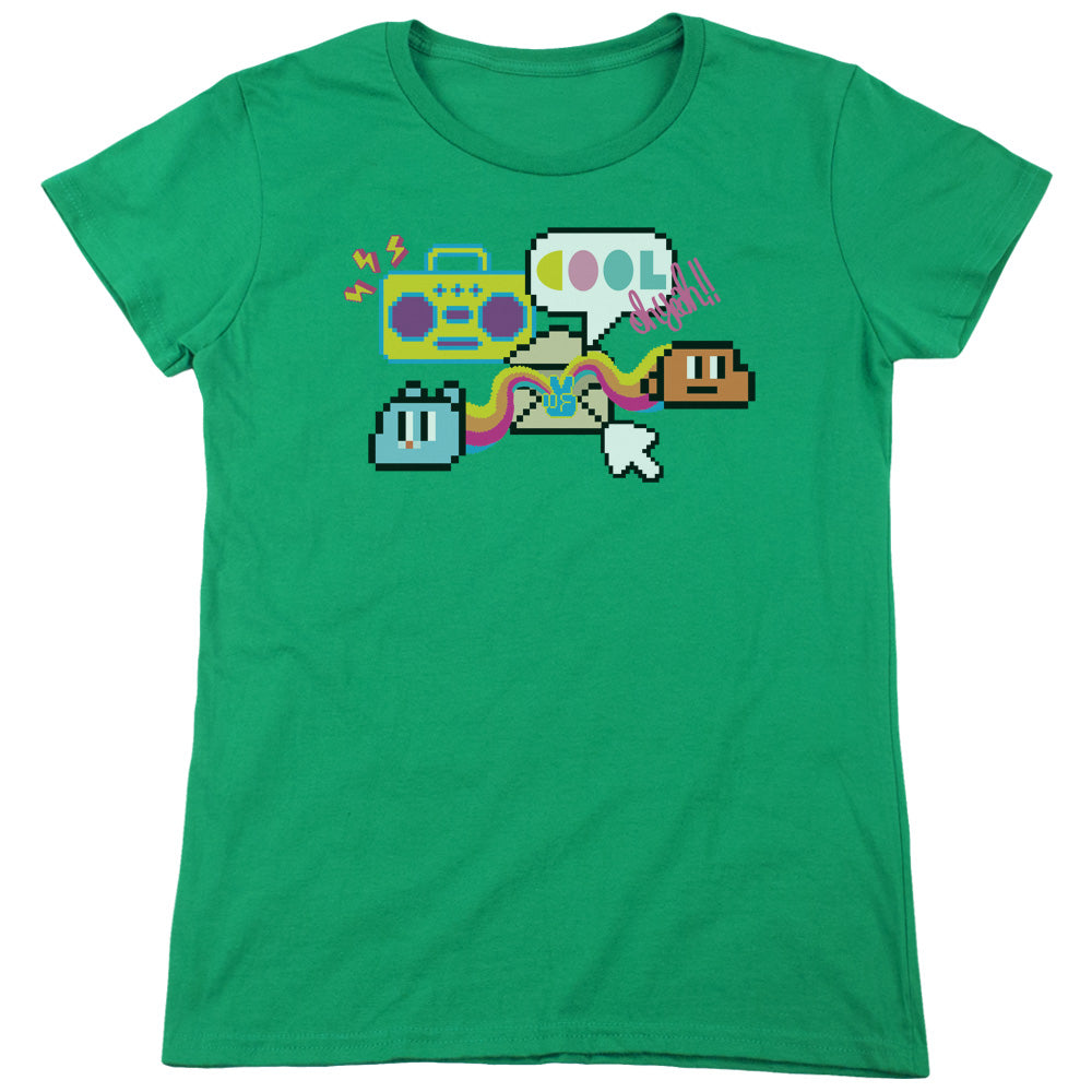 Amazing World of Gumball Cool Oh Yeah Womens T Shirt Kelly Green Hoodie, Sweatshirt | CiraTrend.com