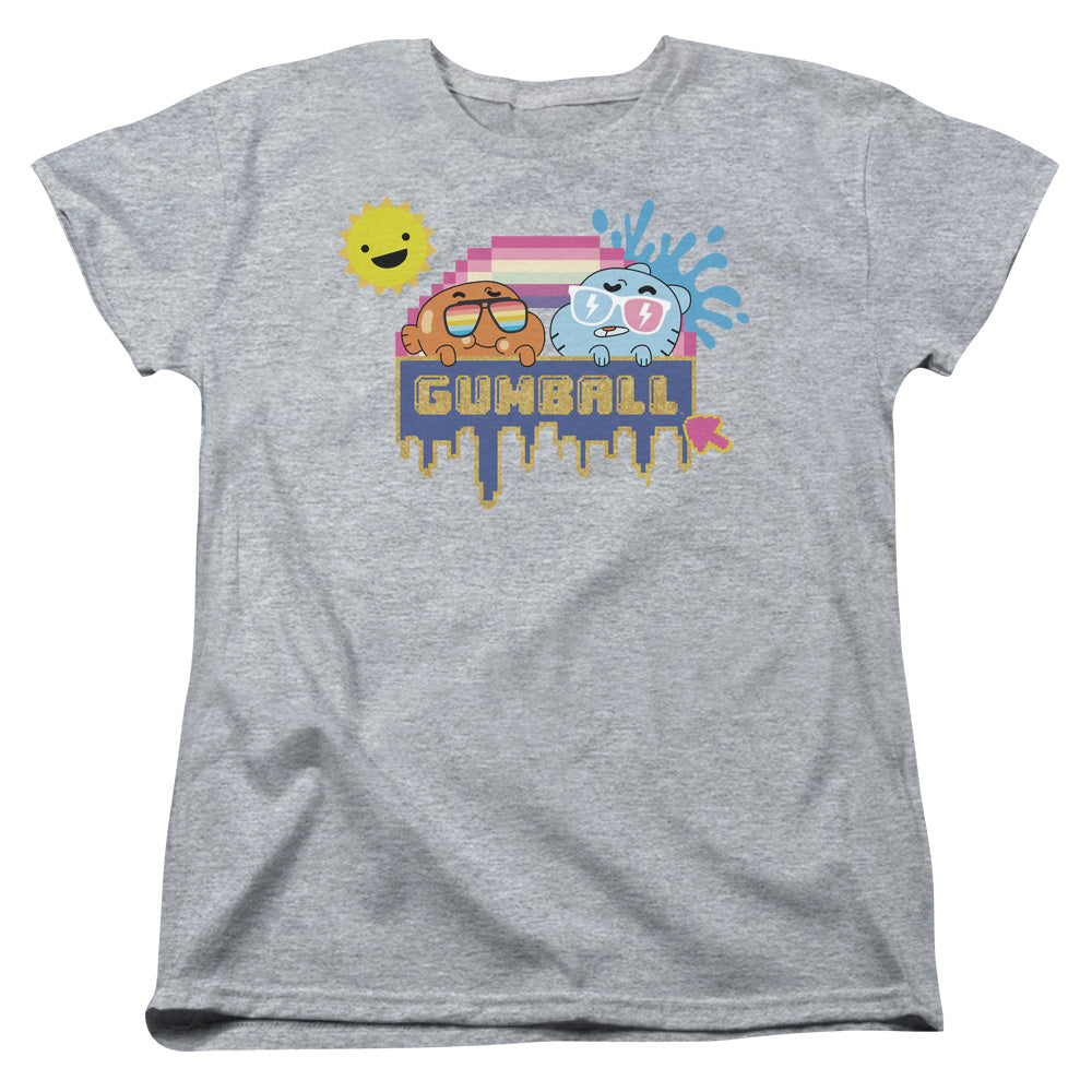 Amazing World of Gumball Sunshine Womens T Shirt Athletic Heather Hoodie, Sweatshirt | CiraTrend.com