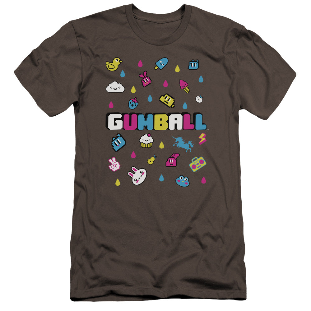 Amazing World Gumball Fun Drops Bella Canvas Slim Fit Charcoal T-Shirts, Hoodie, Sweatshirt