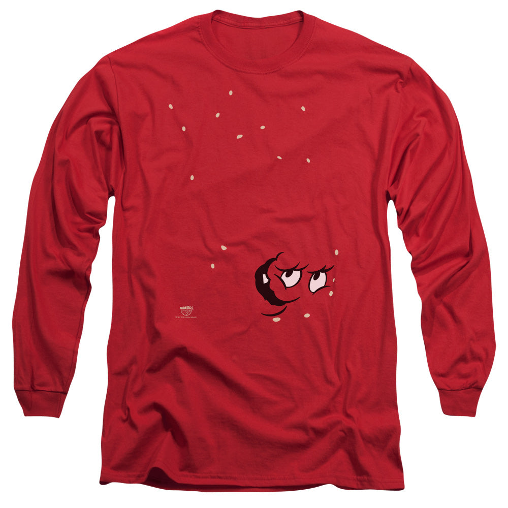 Aqua Teen Hunger Force Meatwad Mens Long Sleeve Shirt Red Hoodie, Sweatshirt | CiraTrend.com (Image 2)